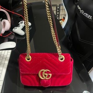 Gucci handbag Velvet